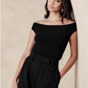 Banana Republic Carolina Off-Shoulder Sweater Top